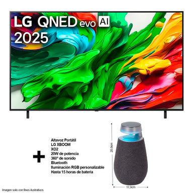 Televisor Smart 75" 75QNED85ASG QNED alpha 8 AI Gen2 LG 4K + GRATIS Bocina XO2 LG