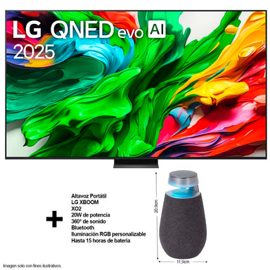 Televisor Smart 100" 100QNED86AS QNED LG 4K ULTRA HD + GRATIS Bocina XO2 LG