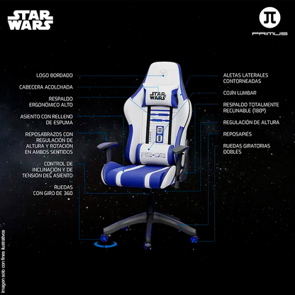 Silla Gaming PCH-S104DR (R2-D2) Primus Thronos 100T