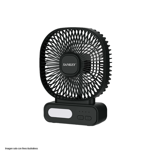 Abanico portátil FN6BAT19B  Sankey color negro