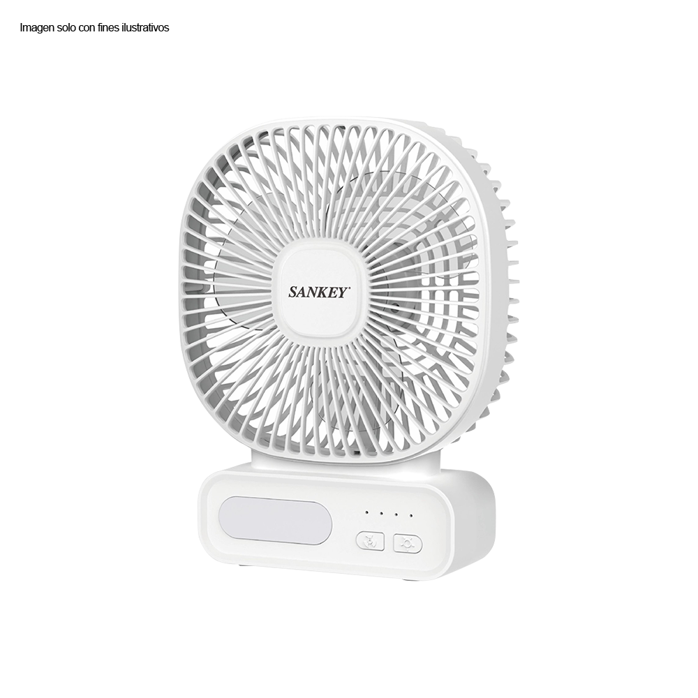 Abanico portátil FN6BAT21W  Sankey color blanco