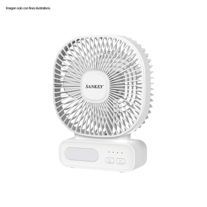 Abanico portátil FN6BAT21W  Sankey color blanco