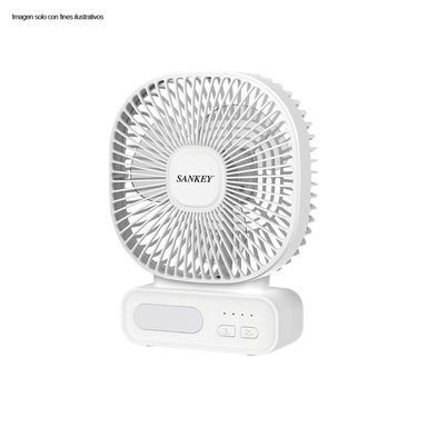 Abanico portátil FN6BAT21W  Sankey color blanco