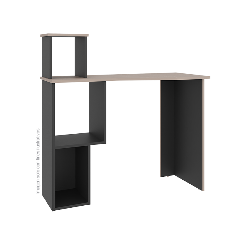 Escritorio Newvillet EWB 12658 color Wengue  + bardolino wengue