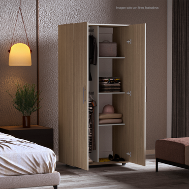 Closet Tera CZB 8998 Color Bardolino + blanco