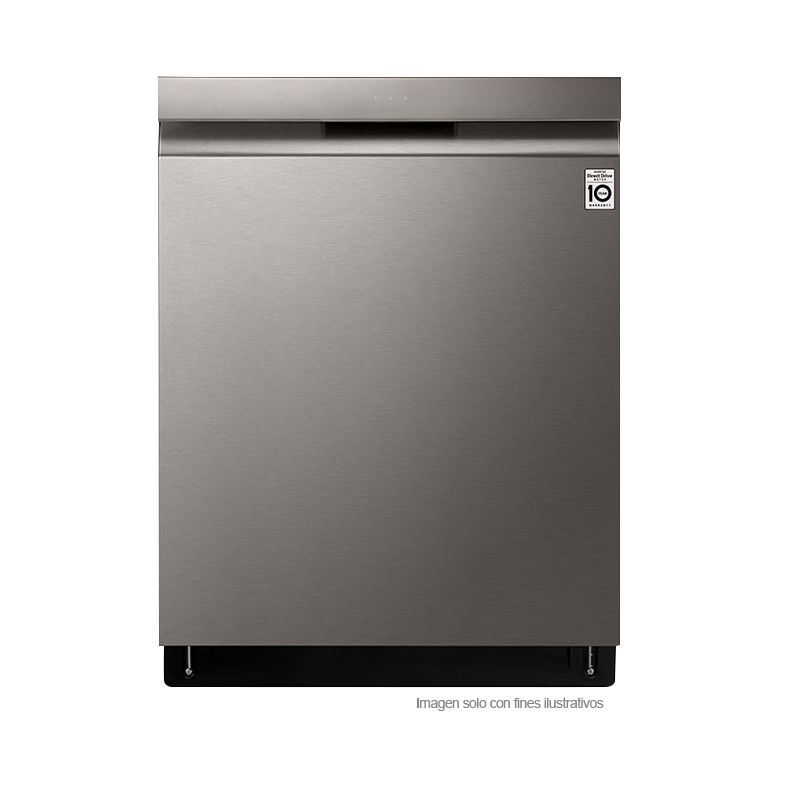 Lavaplatos empotrable de 24” Smart Direct Drive LDP6810BD LG, sistemas QuadWash y TrueSteam
