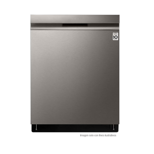 Lavaplatos empotrable de 24” Smart Direct Drive LDP6810BD LG, sistemas QuadWash y TrueSteam