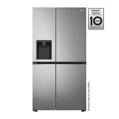 Refrigeradora Side By Side 27pc | VS27LWID LG | Door Cooling | inverter | LinearCooling