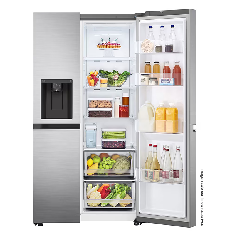 Refrigeradora Side By Side 27pc | VS27LWID LG | Door Cooling | inverter | LinearCooling