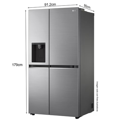 Refrigeradora Side By Side 27pc | VS27LWID LG | Door Cooling | inverter | LinearCooling