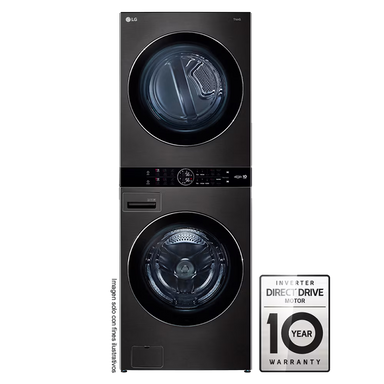 Centro de lavado a gas 25kg | WK25BS6 LG | panel central táctil | INVERTER DD | tecnología Smart ThinQ