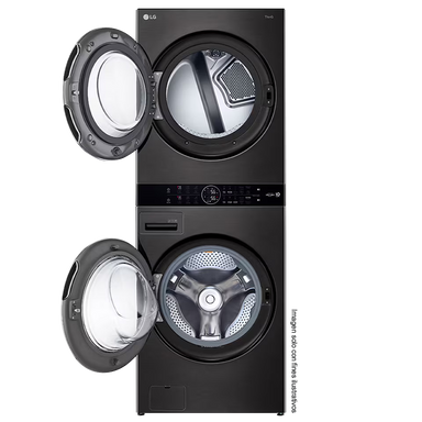 Centro de lavado a gas 25kg | WK25BS6 LG | panel central táctil | INVERTER DD | tecnología Smart ThinQ