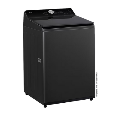 Lavadora 22kg carga superior | WT220BTX6 LG | sistema TurboWash | panel LED táctil | color negro | motor inverter con 10 años de garantía.