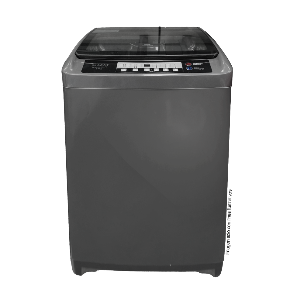 Lavadora automática 14kg WM-A1491PS  Sankey, tina de acero inoxidable, color gris