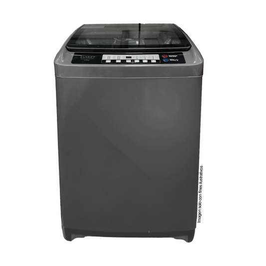Lavadora automática 14kg WM-A1491PS  Sankey, tina de acero inoxidable, color gris