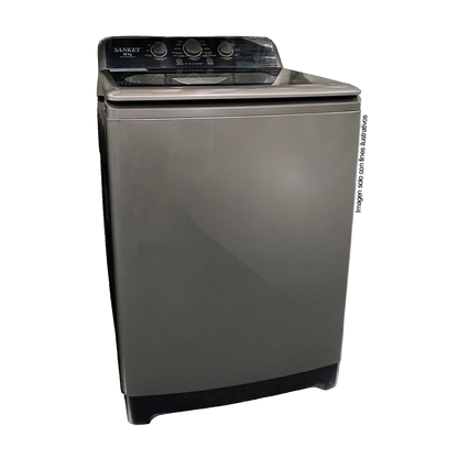 Lavadora automática 20kg WM-A2091PGF Sankey, tina de acero inoxidable tapa de cierre suave.