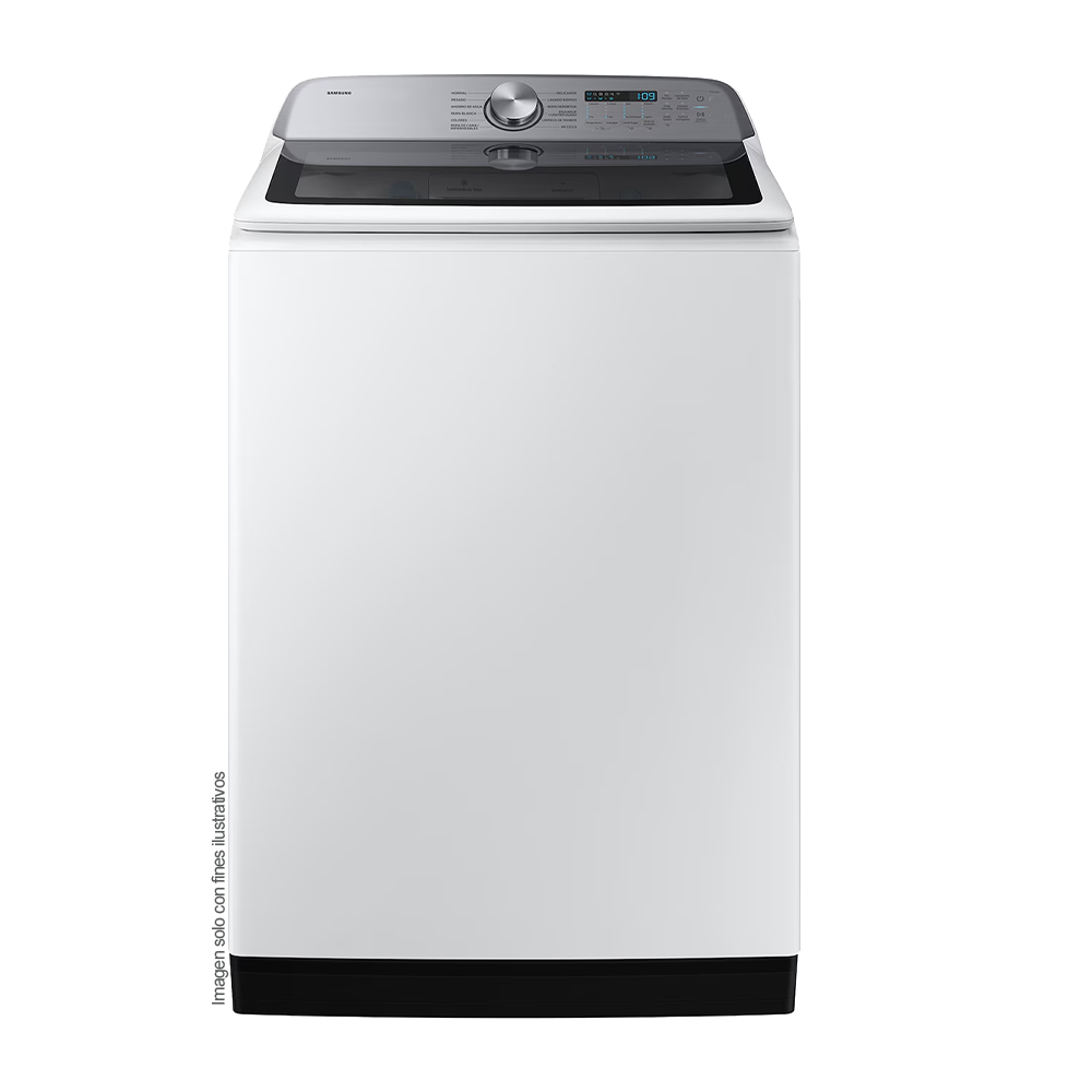 Lavadora carga superior 26kg (5.2pc) WA26DG5500AWAP Samsung, SmartThings Wi-Fi integrado