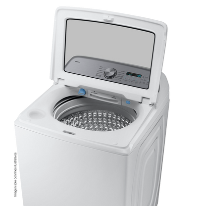 Lavadora carga superior 26kg (5.2pc) WA26DG5500AWAP Samsung, SmartThings Wi-Fi integrado
