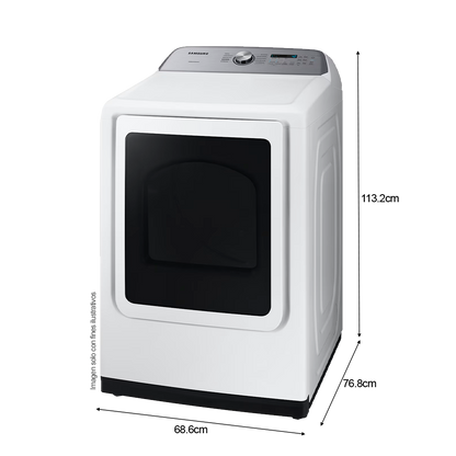 Secadora a gas 22kg DV24A5370PW/AP Samsung, smart chek, steam
