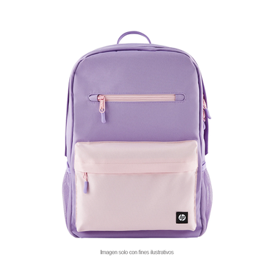 Mochila HP Campus 7J597AA color lavanda para laptop hasta 15.6"