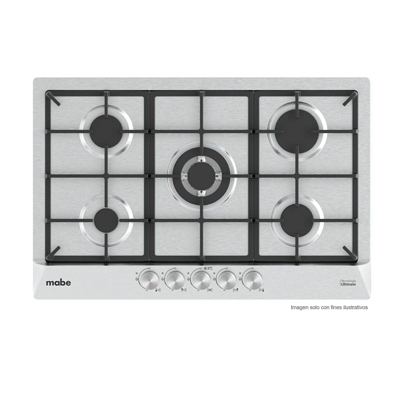 Combo estufa de empotre 30" PM7650CM7640 + Extractor de grasa CM7640UIW0 acero inoxidable Mabe