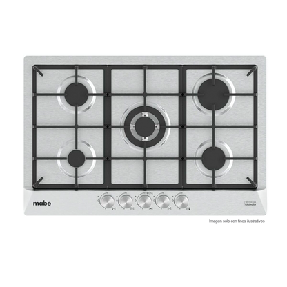 Combo estufa de empotre 30" PM7650CM7640 + Extractor de grasa CM7640UIW0 acero inoxidable Mabe