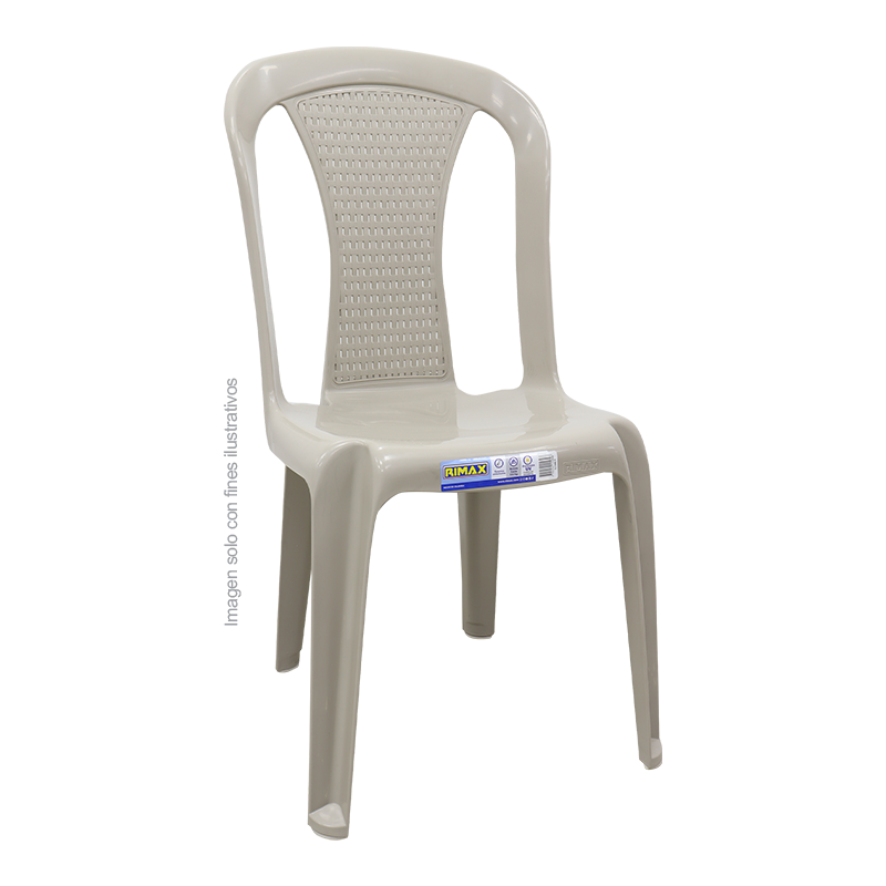 Silla plástica Samba 11489-XP, color taupe.