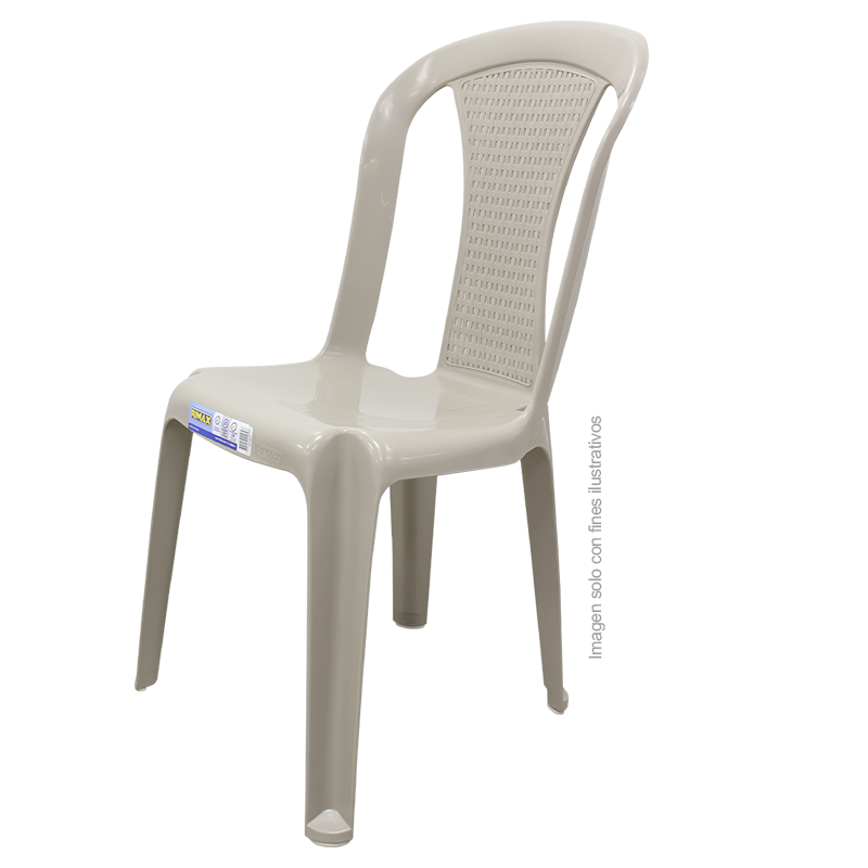 Silla plástica Samba 11489-XP, color taupe.