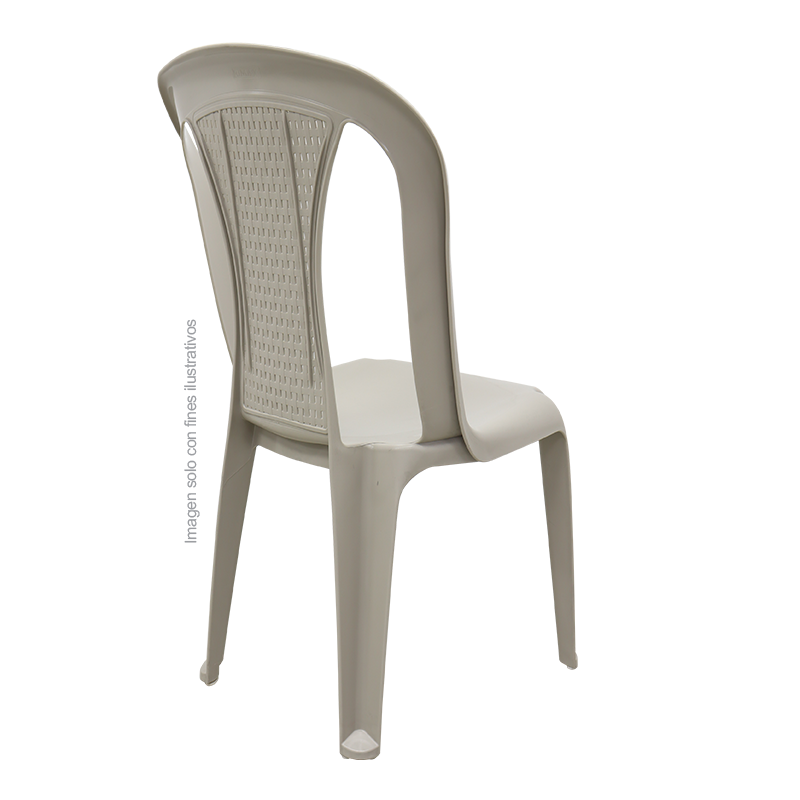Silla plástica Samba 11489-XP, color taupe.
