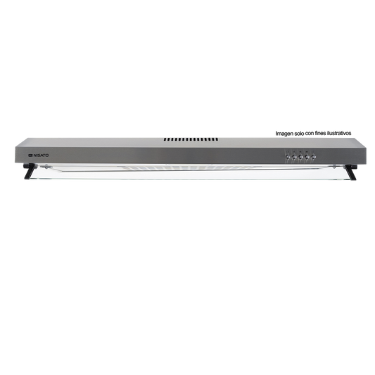 Extractor de grasa 30" NPE-79XDM NIsato, acero inoxidable, iluminación LED, 3 velocidades.