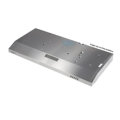 Extractor de grasa 30" NPE-79XDM NIsato, acero inoxidable, iluminación LED, 3 velocidades.