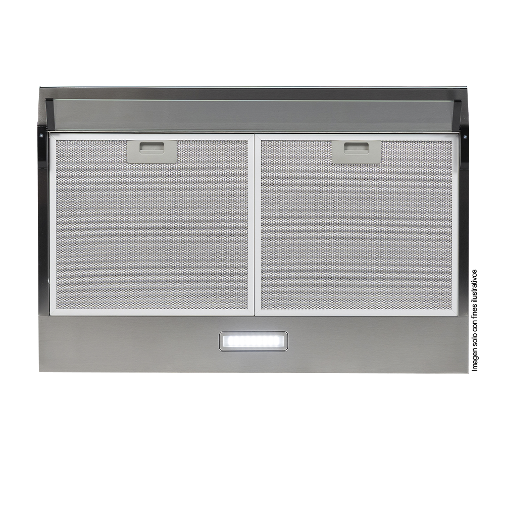 Extractor de grasa 30" NPE-80XDM NIsato, acero inoxidable, iluminación LED, 3 velocidades.