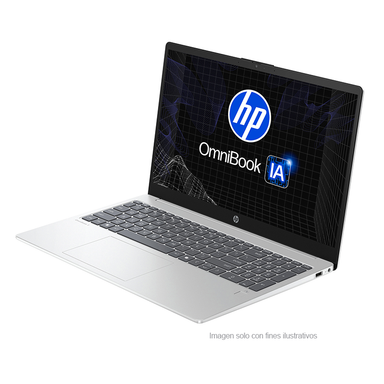 Laptop OmniBook 3 AI 15-fn0051la, HP | AMD Ryzen AI 5, 16 GB RAM, 512 GB SSD, 15.6" FHD, Windows 11 Home