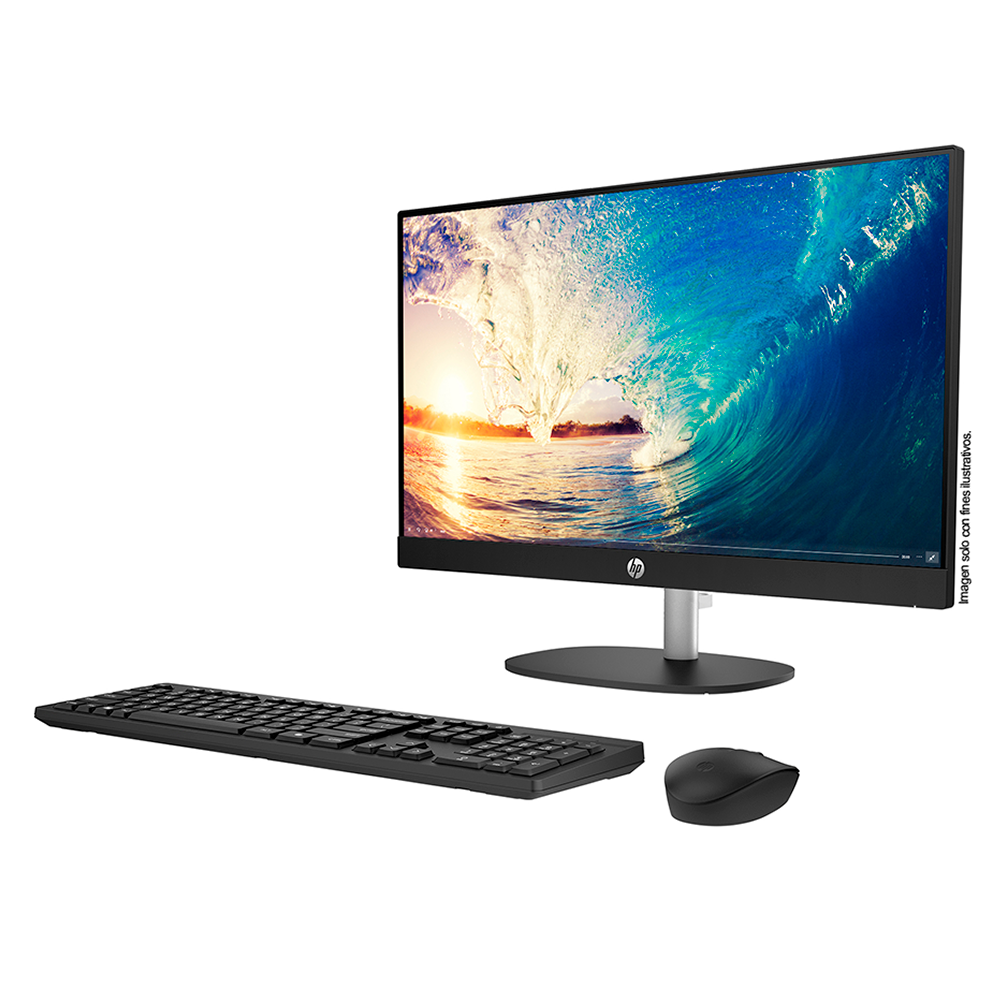 AIO CR0233LA pantalla 23.8 FHD RYZEN 3 7320U, 8GB, 512GB, WINDOW 11 color negro