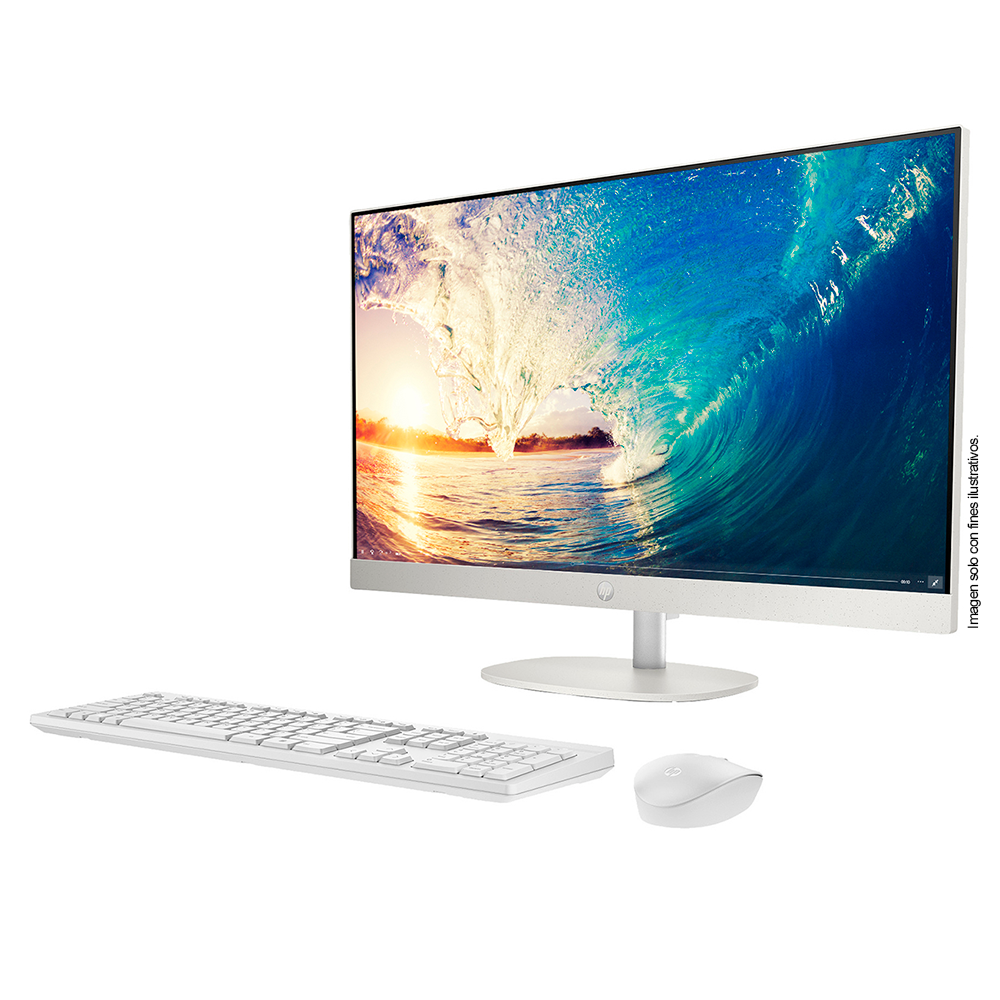 All in One 24-cr0250la, HP AMD Ryzen 5, 8 GB RAM, 512 GB SSD, 23.8" FHD, Windows 11 Home