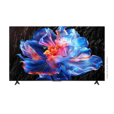 Televisor LED Smart 65" 4K, TCL, Google TV, Procesador AiPQ, Metálico cin marco