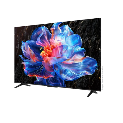 Televisor LED Smart 65" 4K, TCL, Google TV, Procesador AiPQ, Metálico cin marco