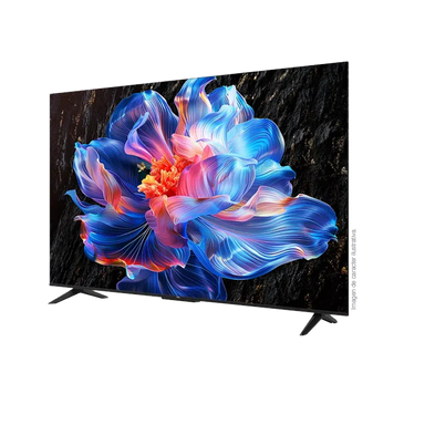 Televisor LED Smart 65" 4K, TCL, Google TV, Procesador AiPQ, Metálico cin marco