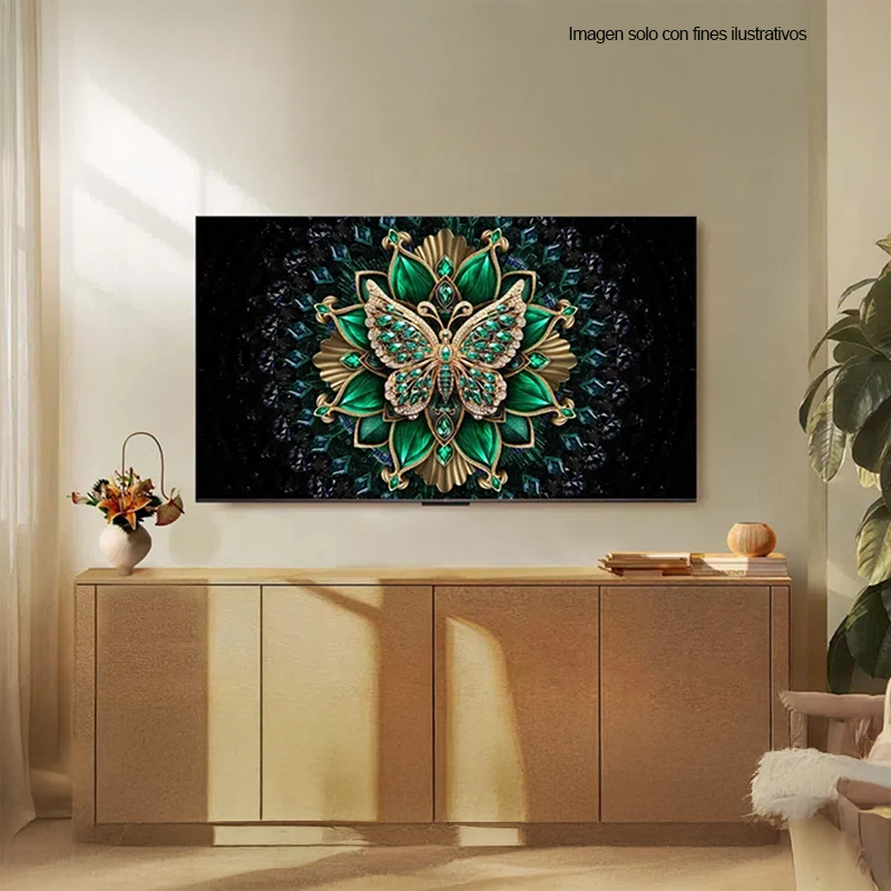 Televisor 75" QLED Smart TCL, Mini LED, sistema operativo Google TV, 4K