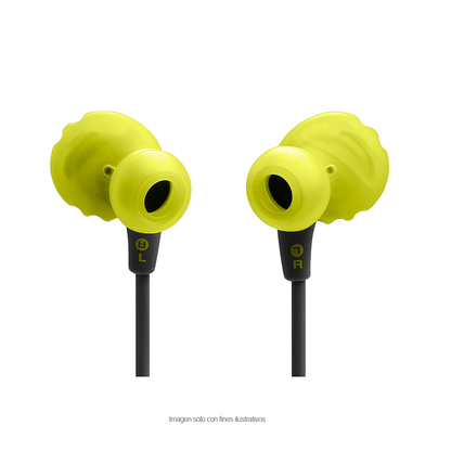 Audífonos JBL alámbricos ENDURRUN IN EAR JBLENDURRUN3CBLAM Color negro
