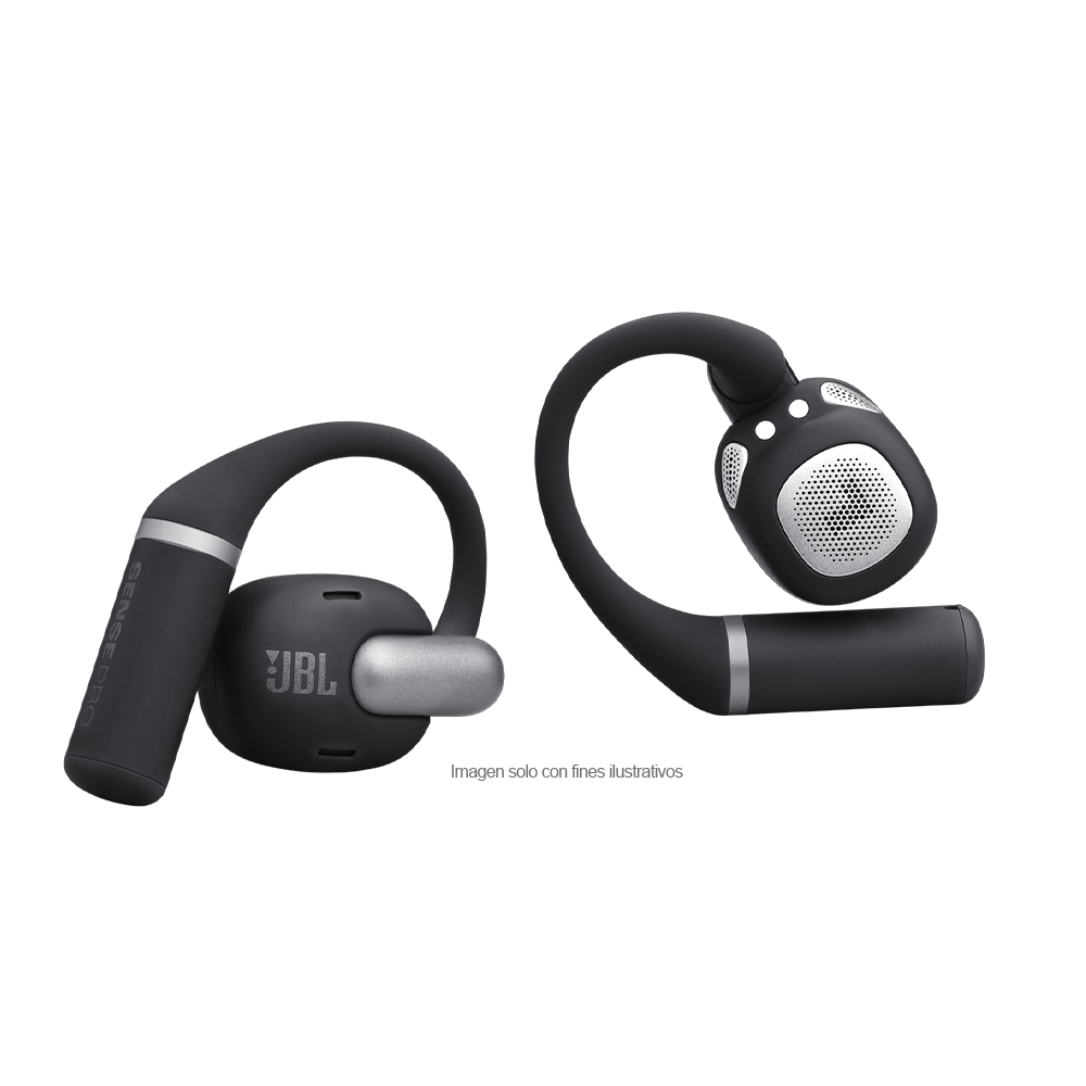 Audífonos SENSE PRO JBL, open ear Bluetooth color negro JBLSENSEPROBLKAM