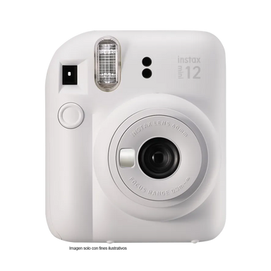 Cámara instantánea - Fujifilm Instax Mini 12, color blanco, UJ-16806121-C