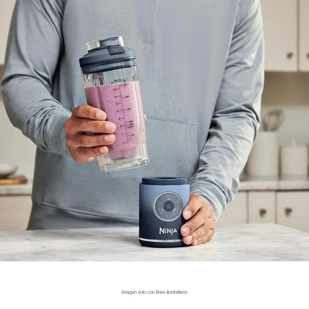 Licuadora inalámbrica Blast Max BC251NV Ninja color azul