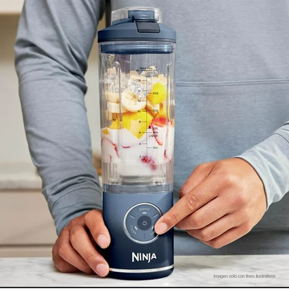 Licuadora inalámbrica Blast Max BC251NV Ninja color azul