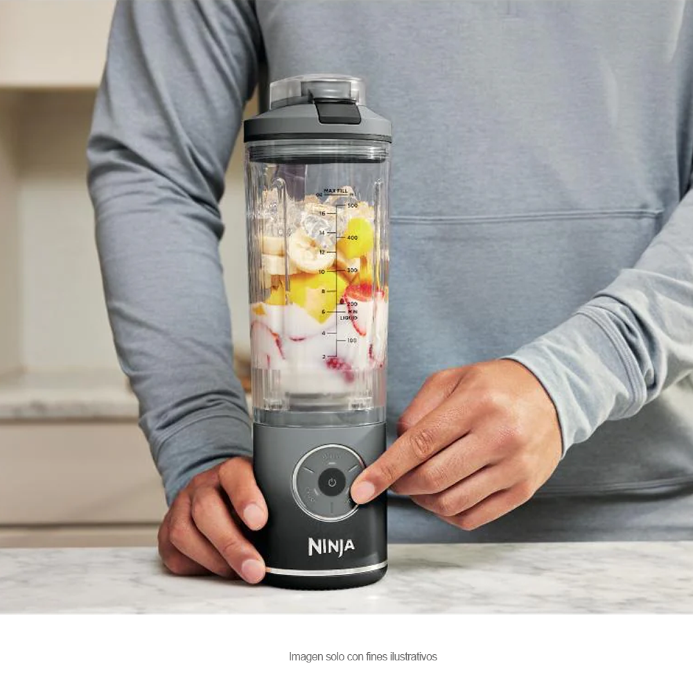 Licuadora inalámbrica Blast Max BC251GY Ninja color negro