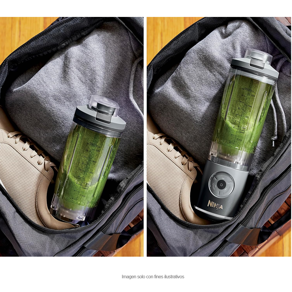 Licuadora inalámbrica Blast Max BC251GY Ninja color negro