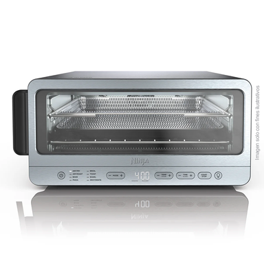 Tostahornos y freidora de aire SP151 Ninja 8 en 1 freír con aire, asar, hornear, tostar, preparar pizza, hacer bagels, gratinar y deshidratar,