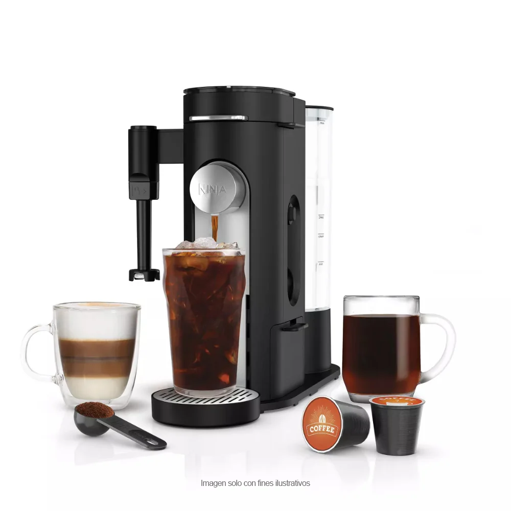Maquina cafetera de café especial Ninja PB051 color negro