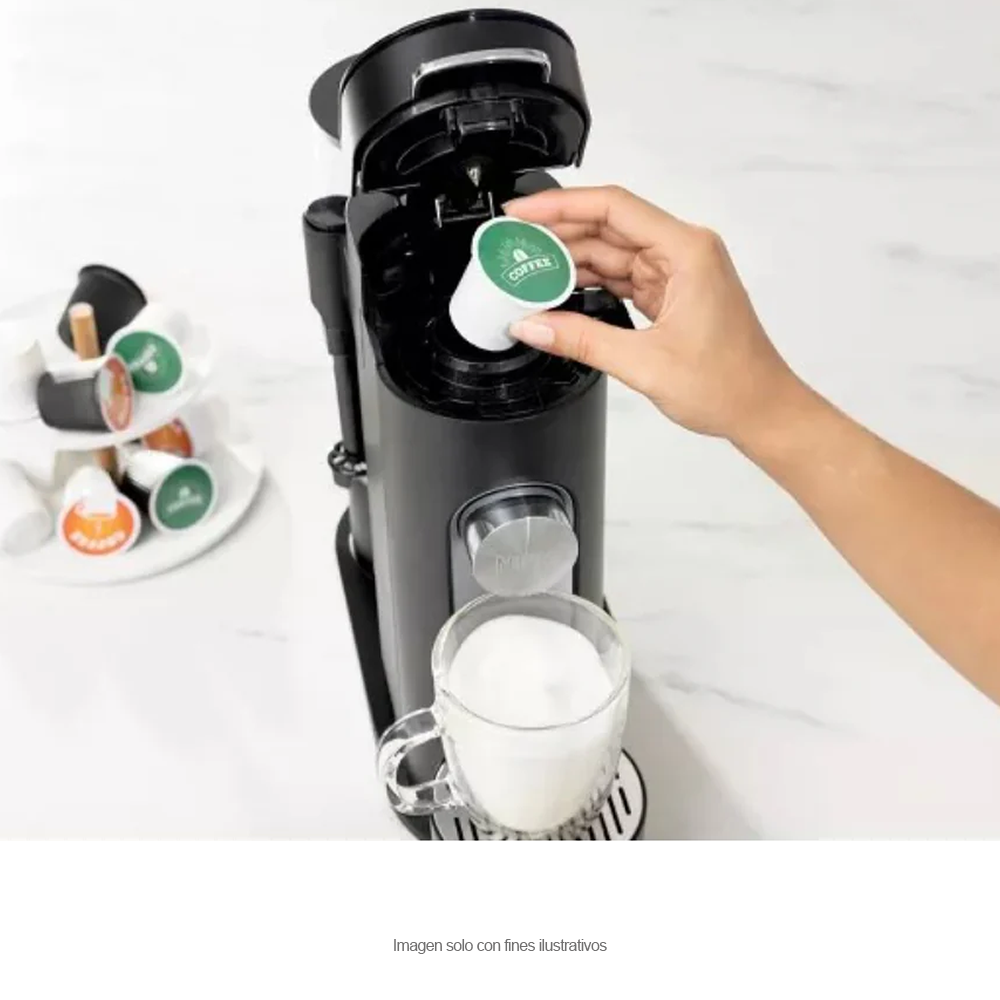 Maquina cafetera de café especial Ninja PB051 color negro, compatible con cápsulas K-Cup y café molido