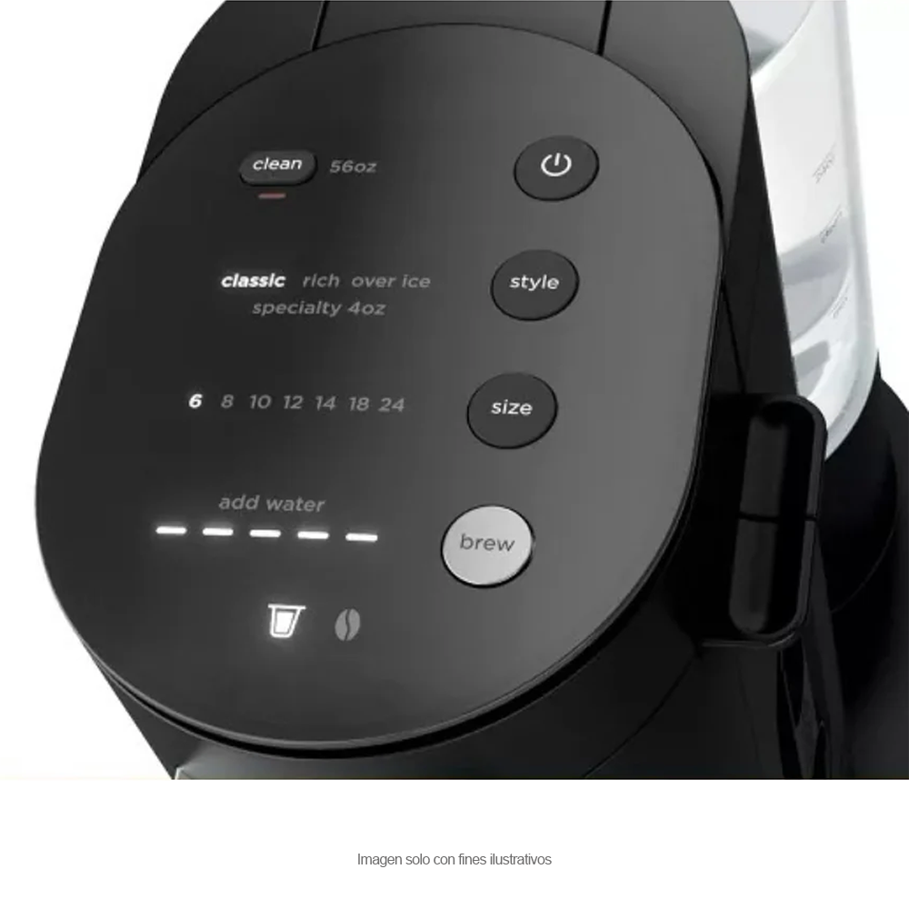 Maquina cafetera de café especial Ninja PB051 color negro, compatible con cápsulas K-Cup y café molido